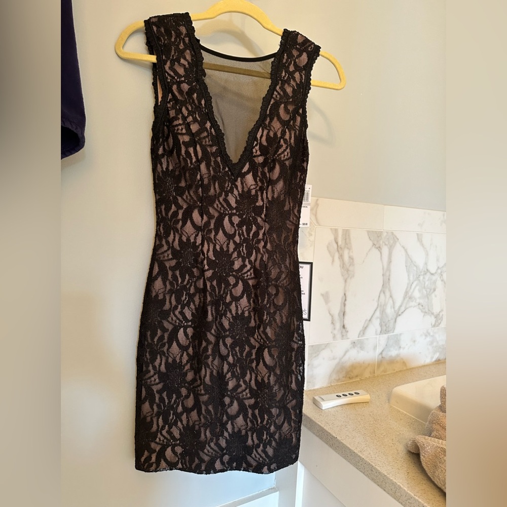 City Studio black mini dress